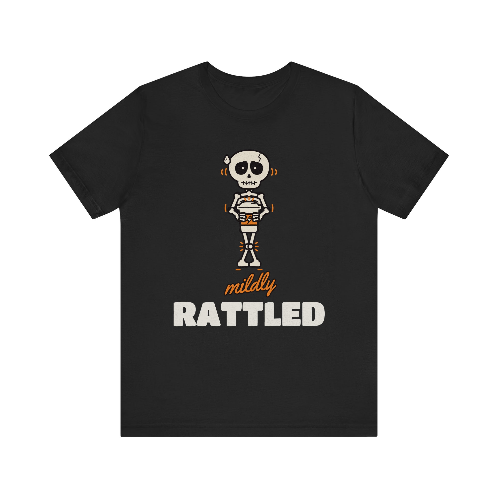 Mildly Rattled Tee, black