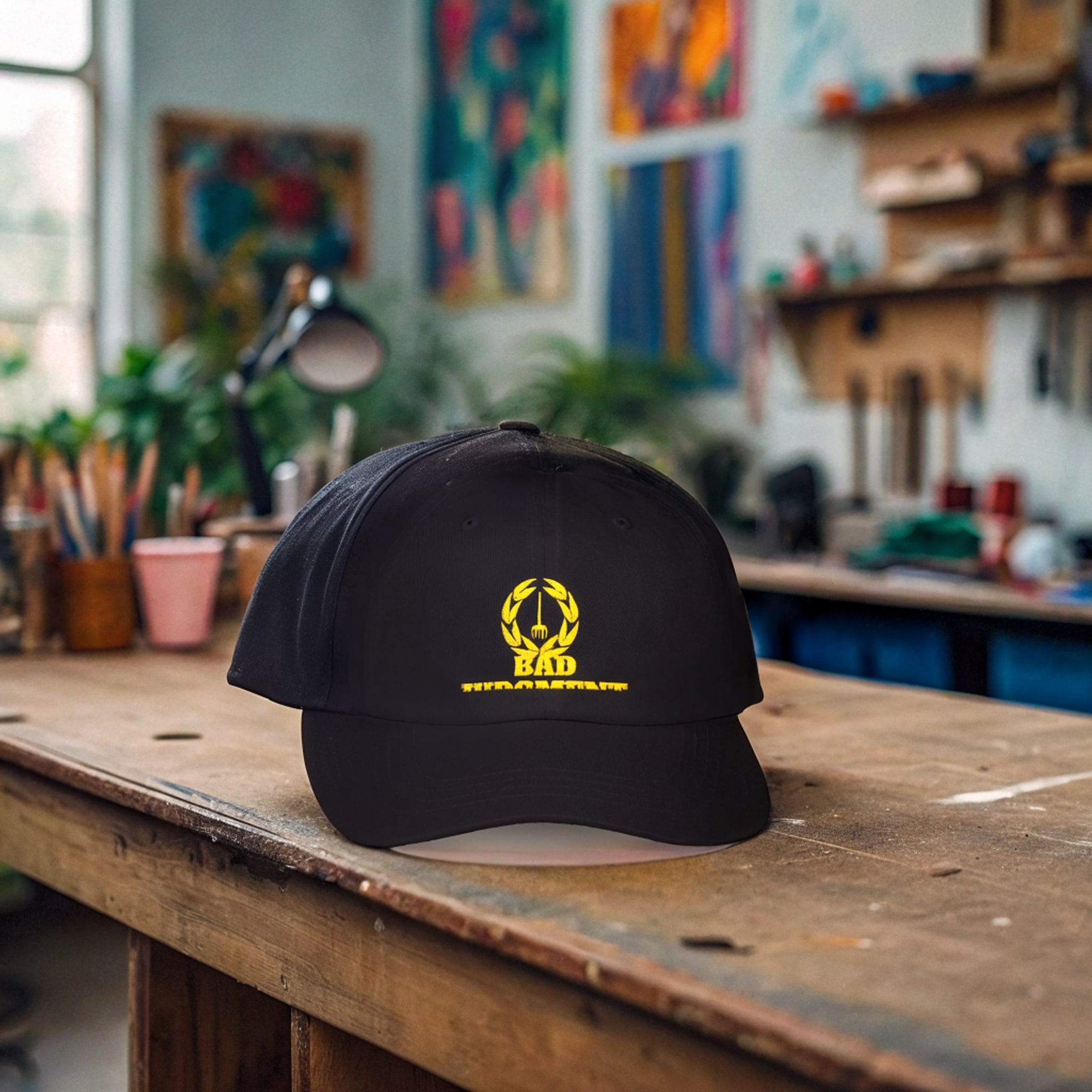 Bad judgment. Hat, black
